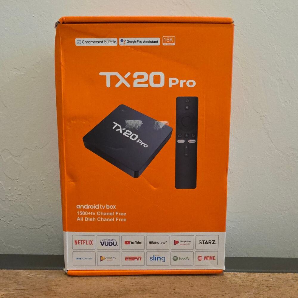 TX20 Pro Android TV Box 16K HDR 16GB+256GB WiFi Media Player New